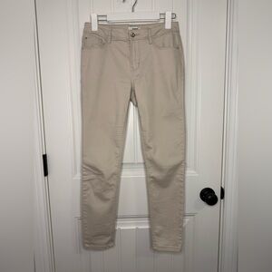 Kensie Light Beige Casual Khaki Pants